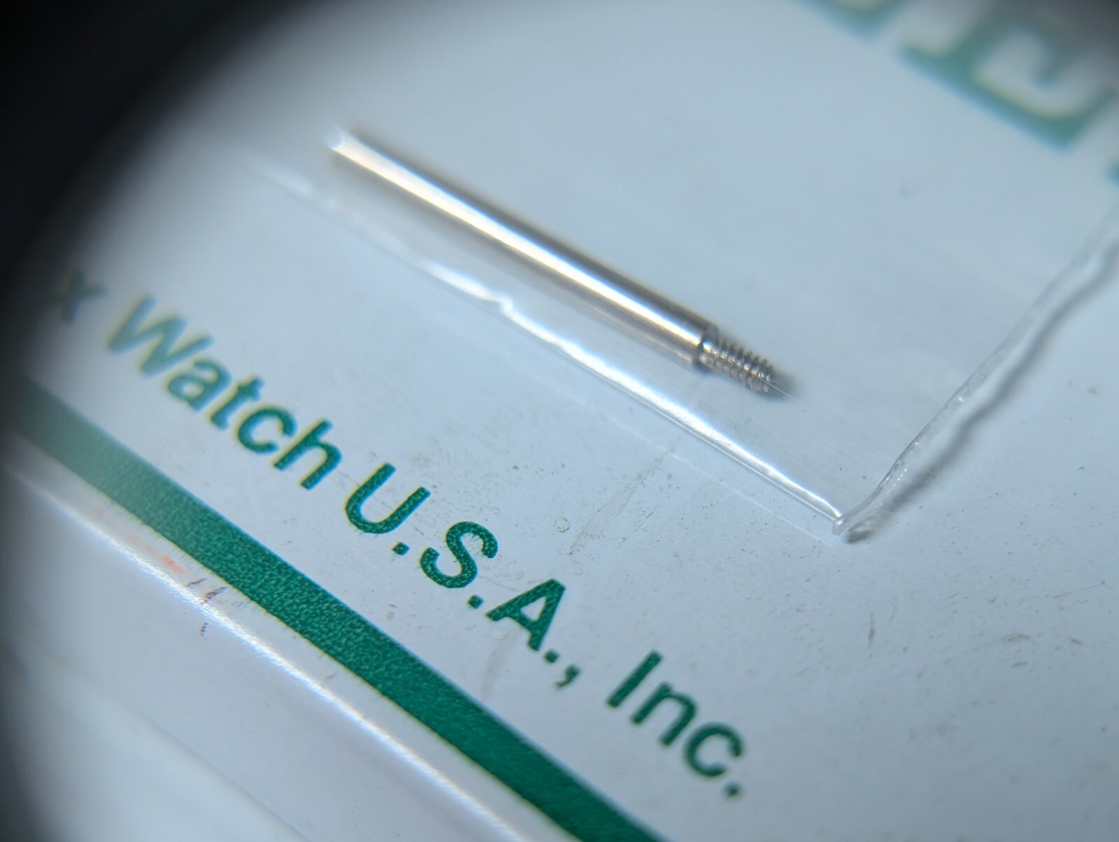 Rolex Screw Pin – Screw Bar -14.4mm L, 1.45mm THICK, Thread Size 0.90mm thick. F