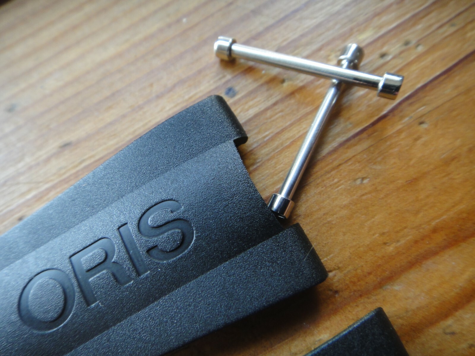 x2 ORIS screws bar pin tube TT1 Skeleton Engine Date band strap bracelet # 7668