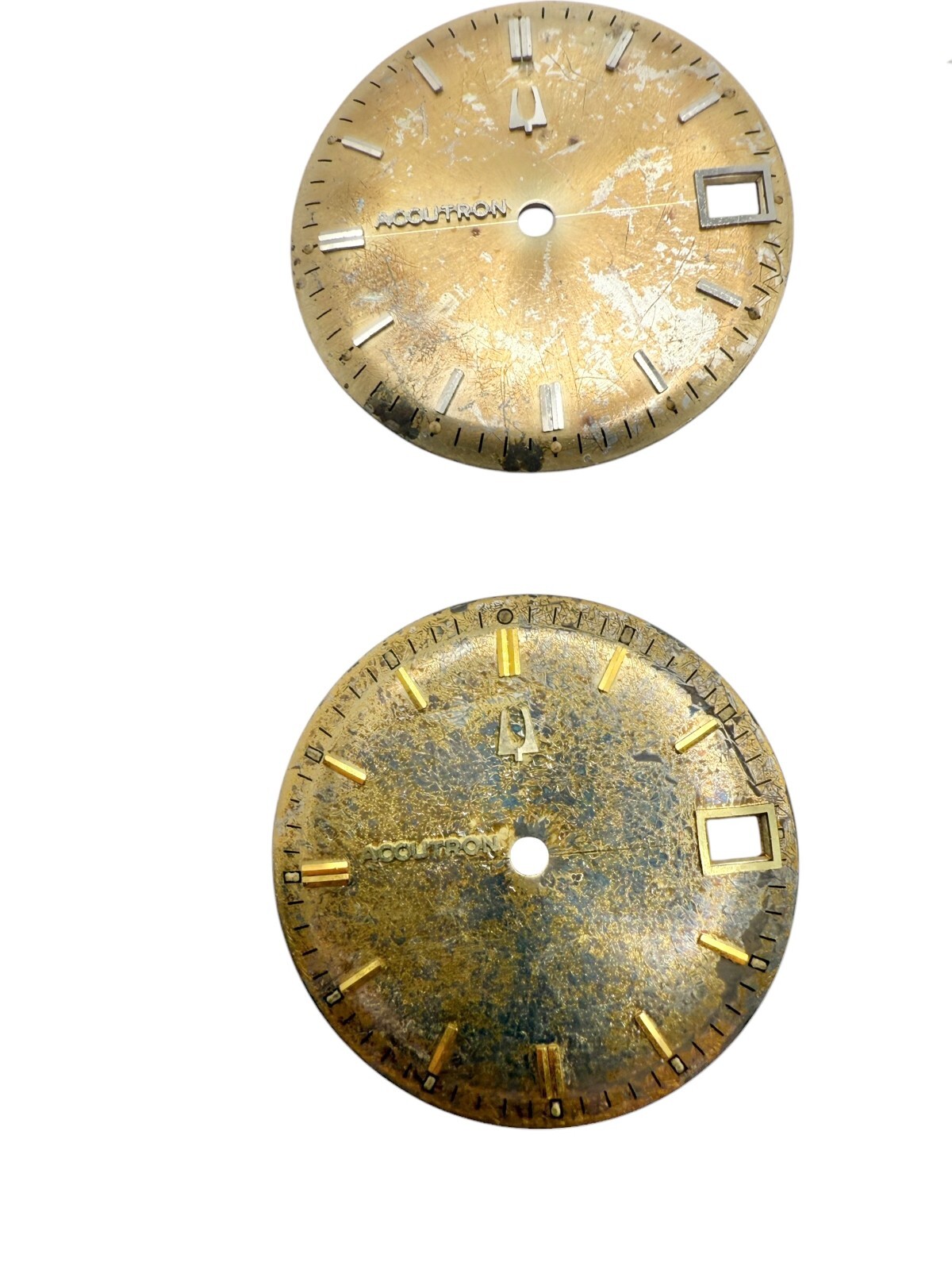 Lot of 4 Vintage Bulova Accutron 218 Watch Dials