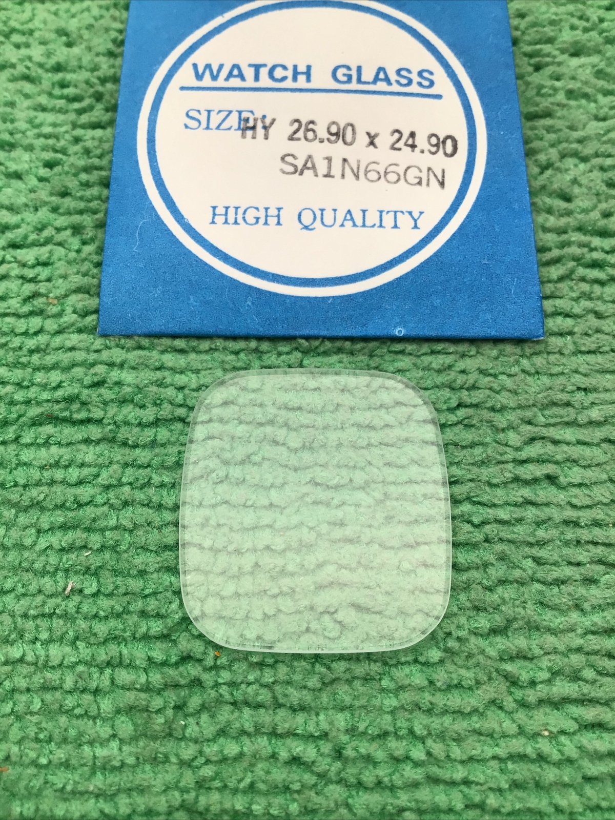 Seiko Watch Crystal SA1N66GN, HY 26.90 x 24.90, NOS