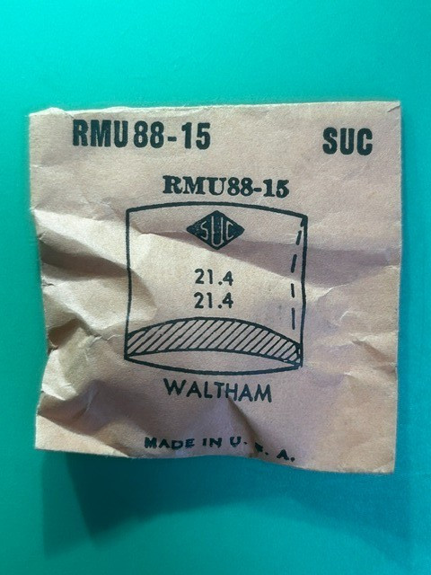 SUC – Standard Unbreakable Watch Crystal – RMU- Assortment – NOS – Original