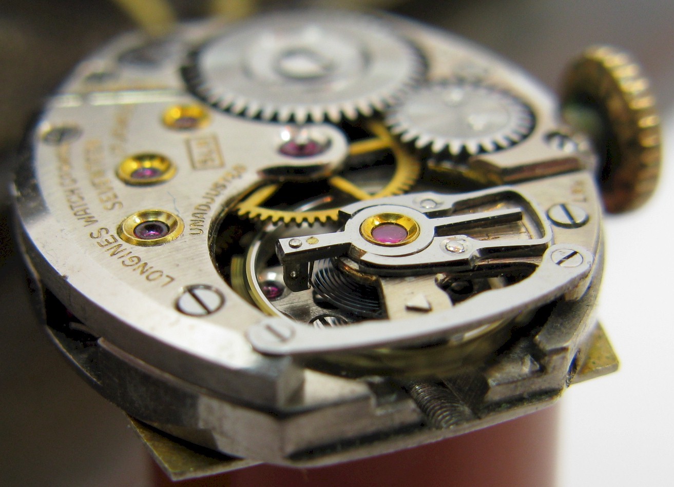 Lady Longines 5LN Watch movement & dial complete for parts …