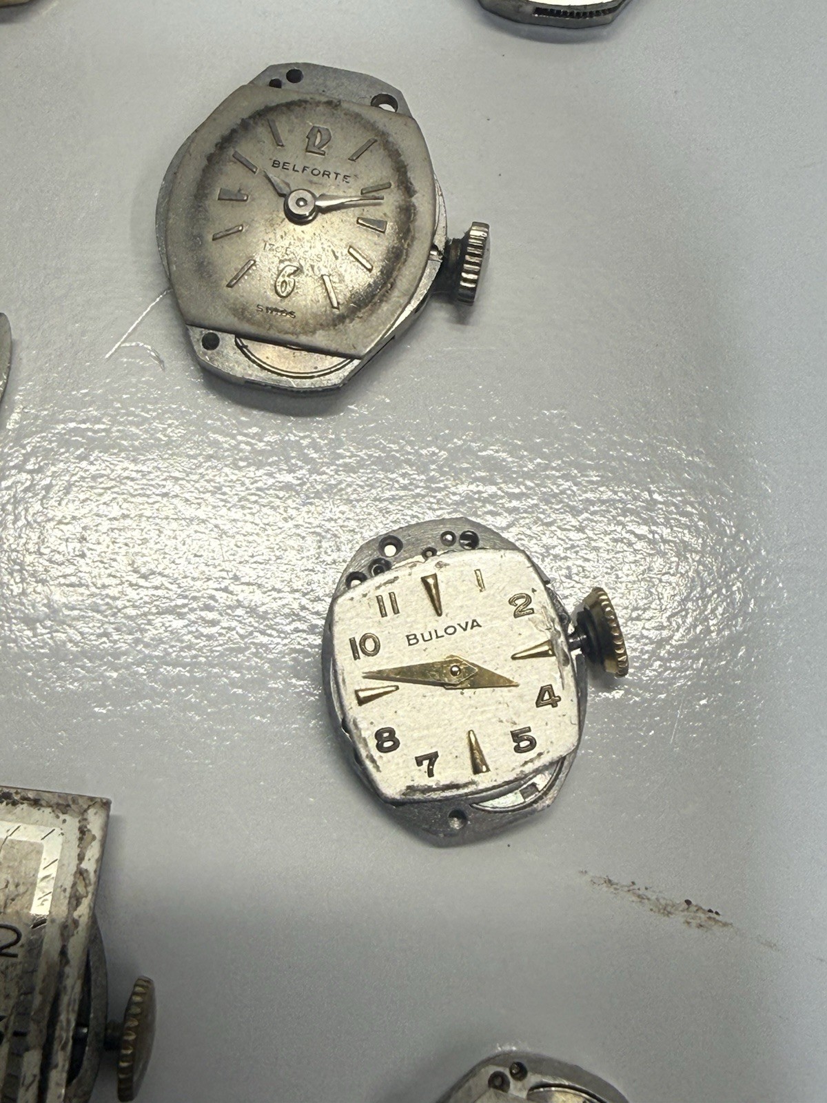 Vintage Wristwatch Bulova/Elgin/Waltham/Buren/Rima/Belforte Movements Lot