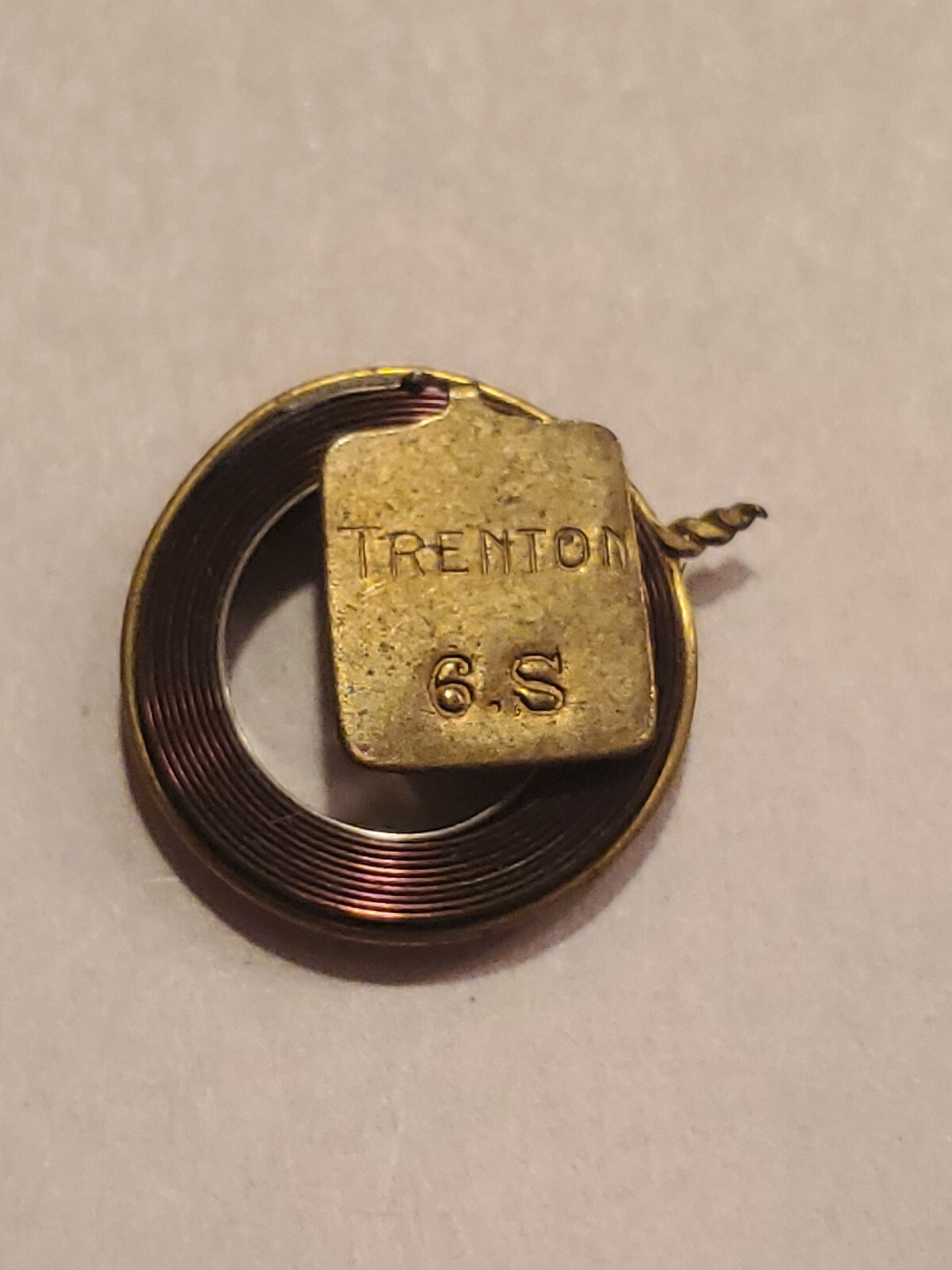 Trenton 404 Pocket Watch Mainspring Stk#195