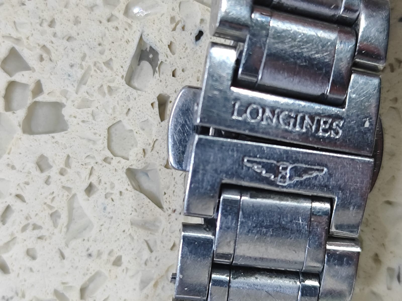Longines Admiral Chronograph Automatic Part bracelet 20mm without one end link