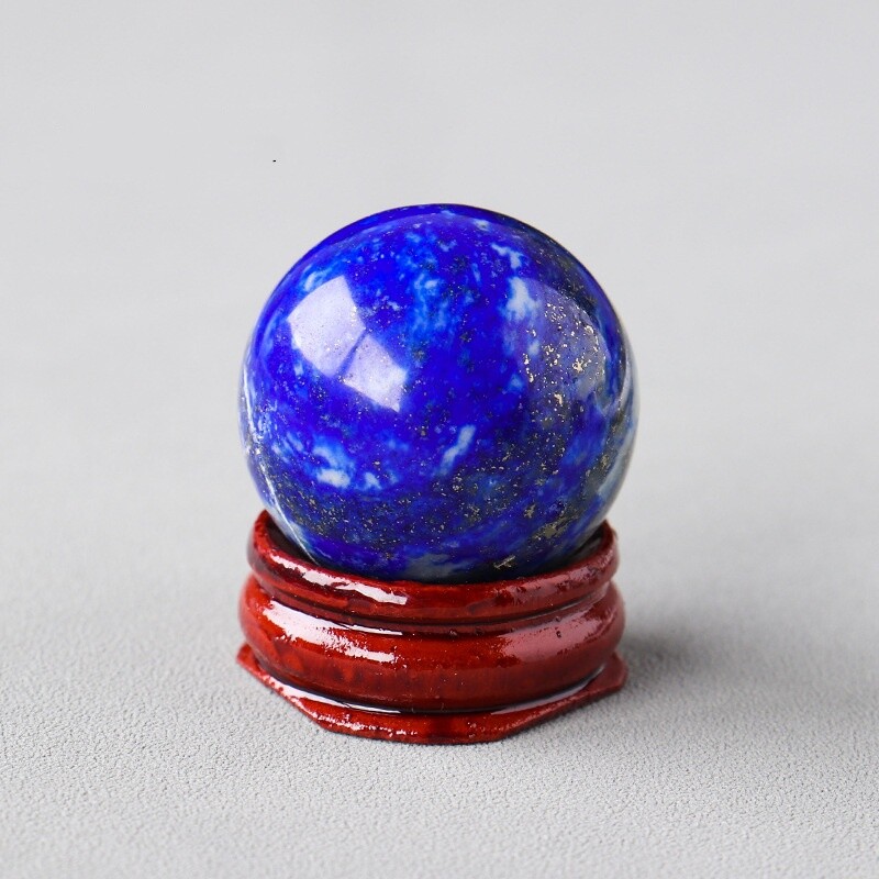 Natural Crystal Sphere Healing Stone Ball Reiki Feng Shui Meditation Desk Decor