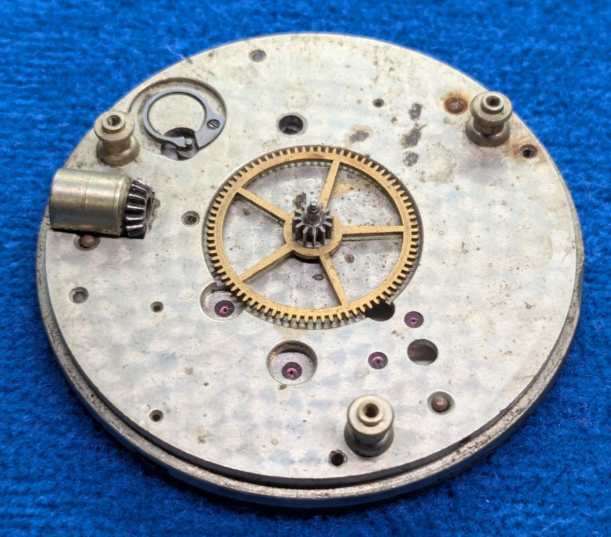 Lot of Two Vintage American Waltham & Illinois Watch Co Dials – Movements 45 mm