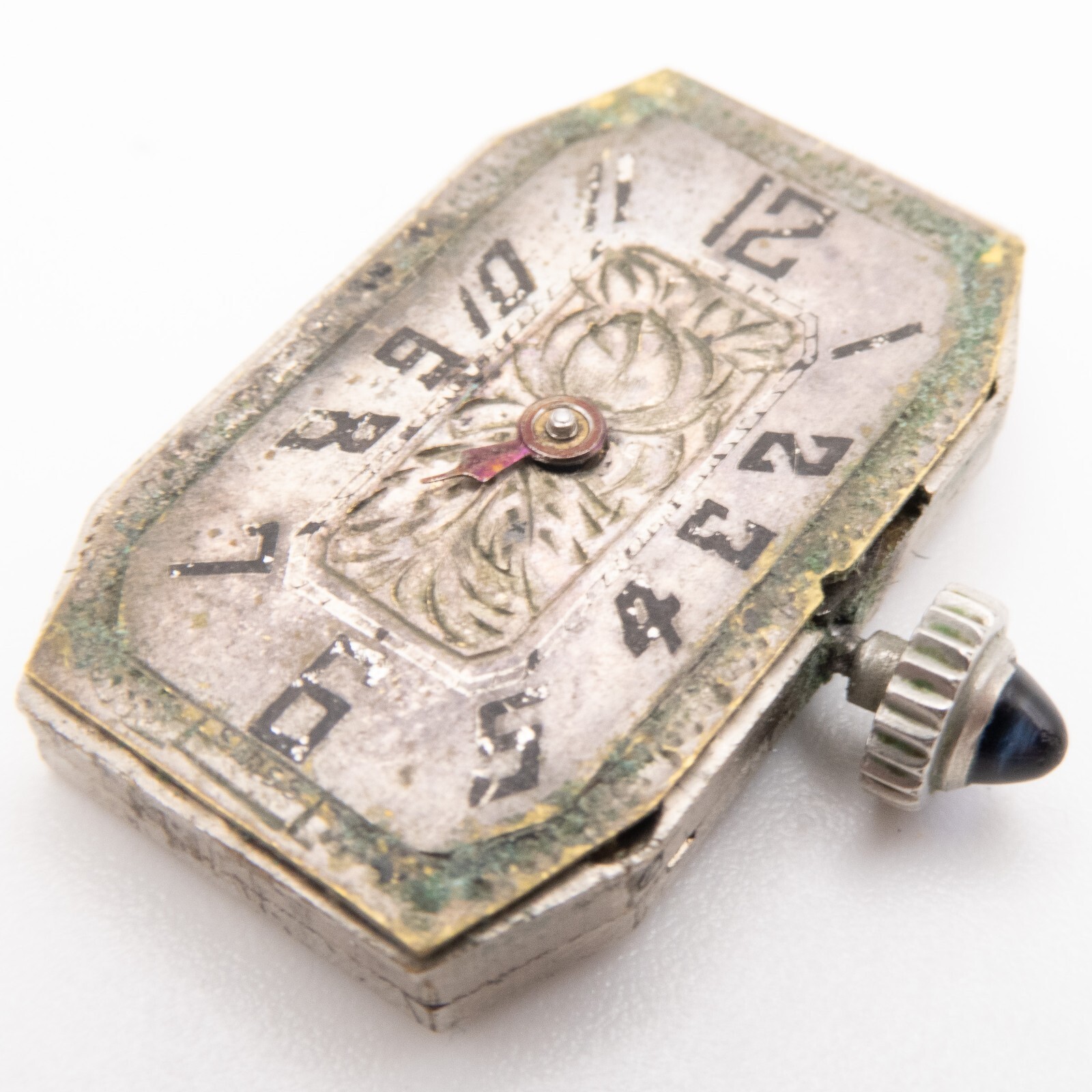 Vintage Optima 25 x 15.4 x 4.7 mm 17-Jewel 2-Adj Wristwatch Movement, Running