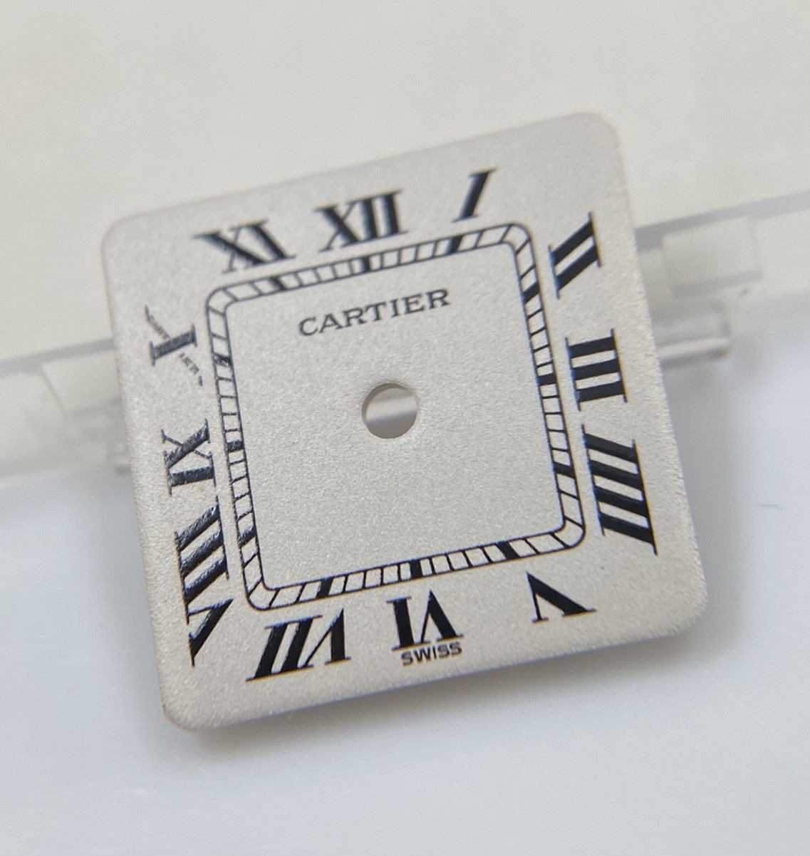 Original Cartier Santos Galbée WC20012C4 Cream Roman Ladies Cal 157Dial VA100012