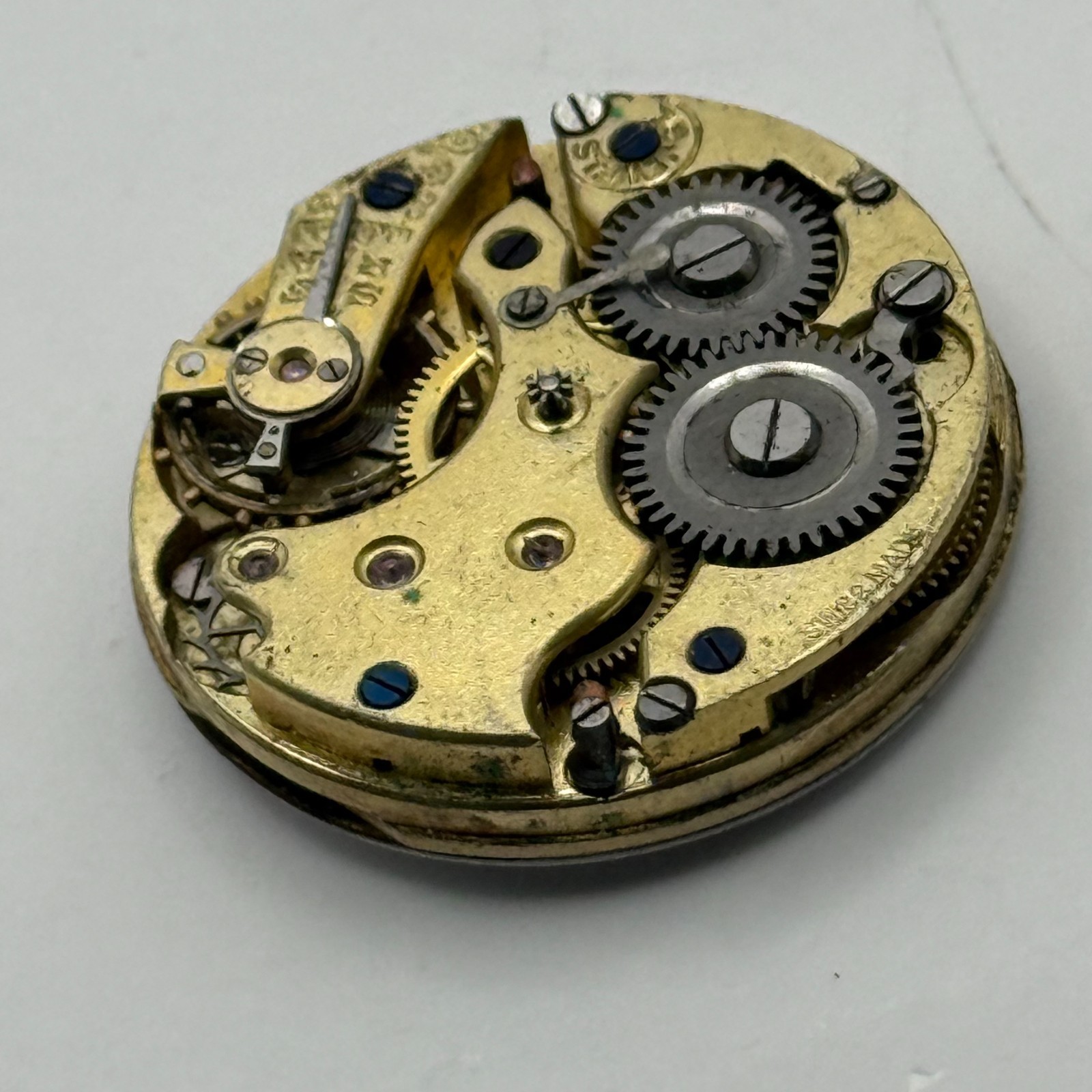 Rolex Rebberg Watch Movement 15 Jewels Swiss Manual Wind Parts Repair 25.4mm