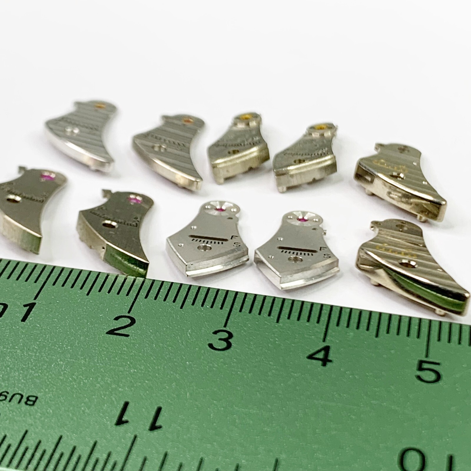 10 Balance Cocks Bridge Pocket Watch Part Steampunk Watchmaker Repair Lot Jewels