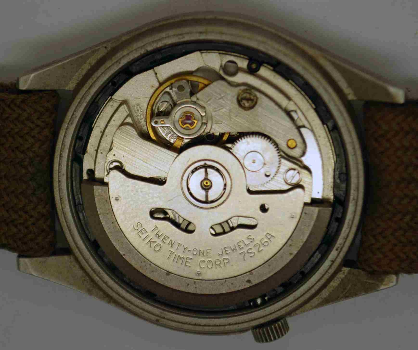 VTG SEIKO Military Style Steel Wristwatch. Ref: 7S26-00D0, Cal: 7S26S. For