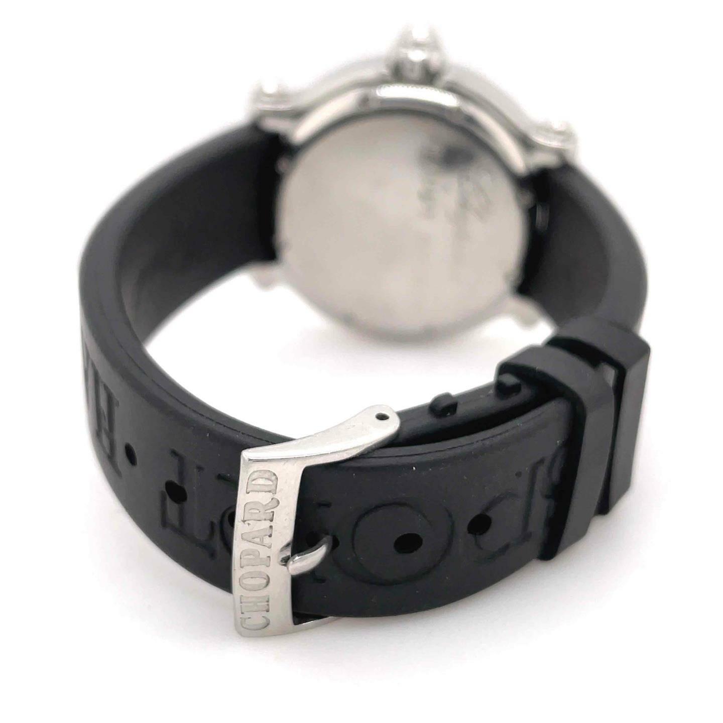 Chopard Happy Beach Quartz Diamond Fish Stainless Steel Black Dial 28/8347-8