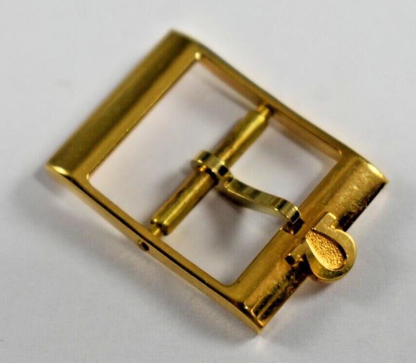 Vintage Omega Gold Tone Wrist Watch Band Buckle Bar In The Middle 14.65mm lot.z