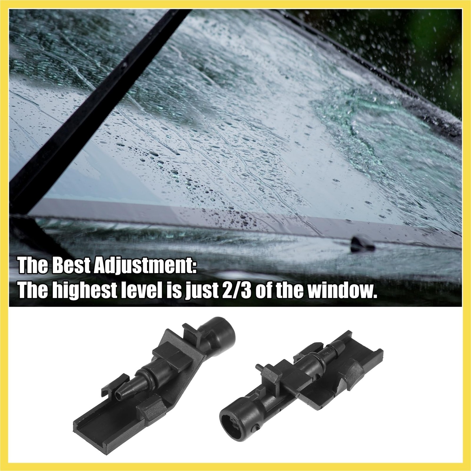 3pcs Front Windshield Wiper Washer Nozzle Spray Jet Kit 76810TP6A01 for Honda…