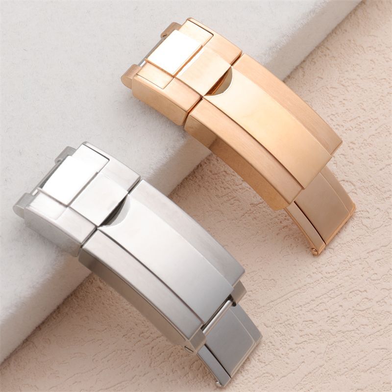 904L Deployment Buckle Clasp Fits Rolex Yacht-Master Daytona Gold Rose Silver