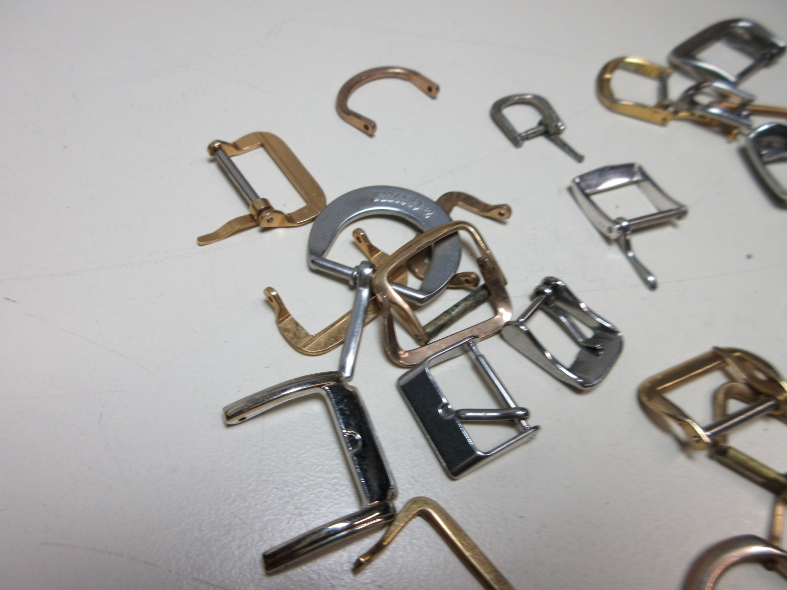 LOT WATCH BAND BUCKLES CLOSER CLASP WATCHMAKER REPLACEMENT PARTS #95