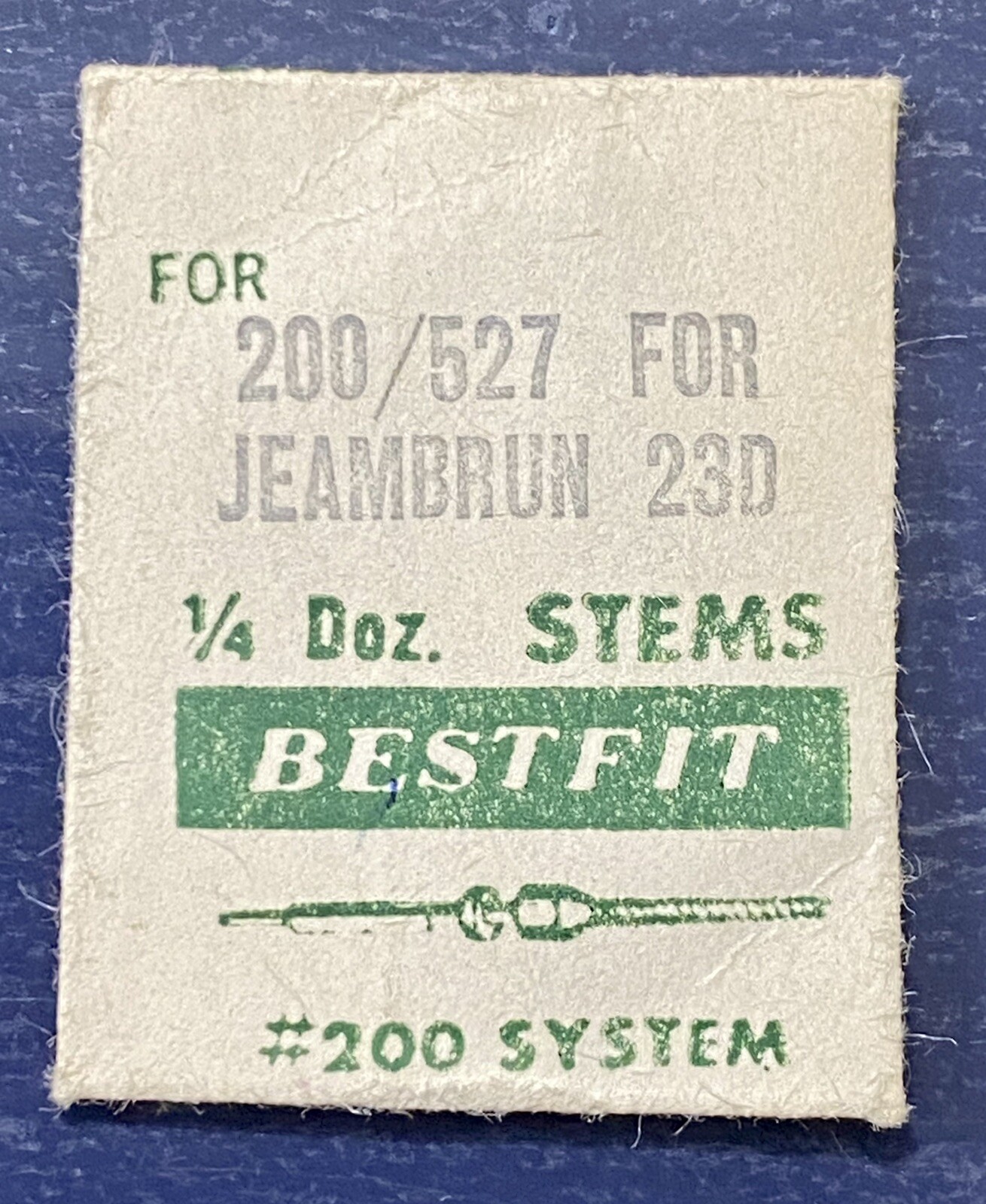 ELGIN Watch Part #3 WINDING STEM ARBOR 720/723 Jeambrun 23D #401 Marshal #1187L