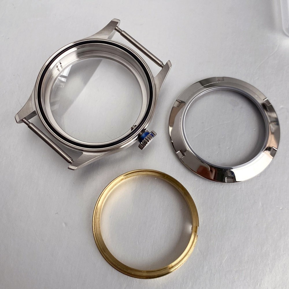 38mm Bow Sapphire Glass Vintage Watch Case For Japan NH35 ETA2824 PT5000 Watch