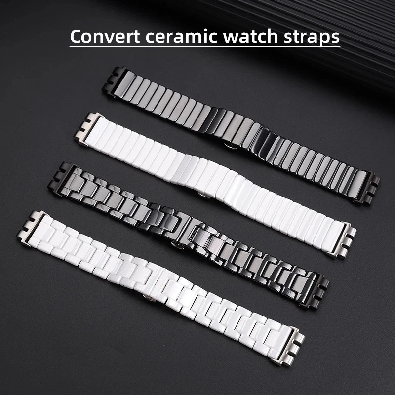 Steel Watch Strap for Swatch End Link Adapter 17mm 19mm 21mm Connector Tool Kit