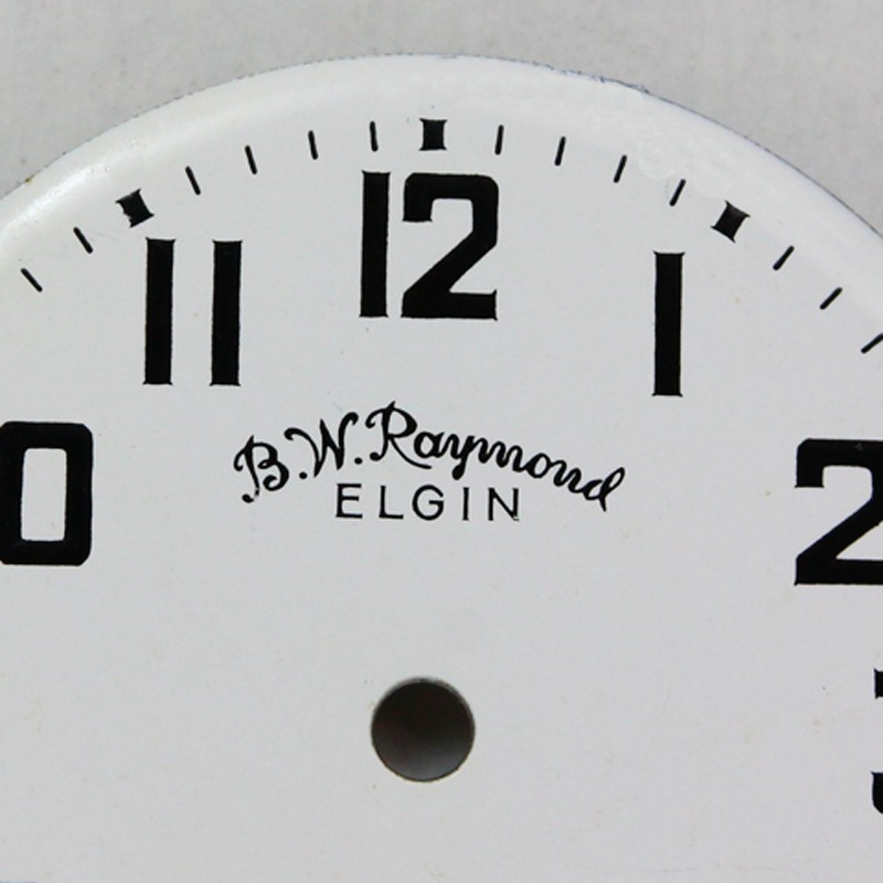 ELGIN B.W. Raymond Swiss 29.6mm Metallic Vintage NOS Watch Dial 1960’s