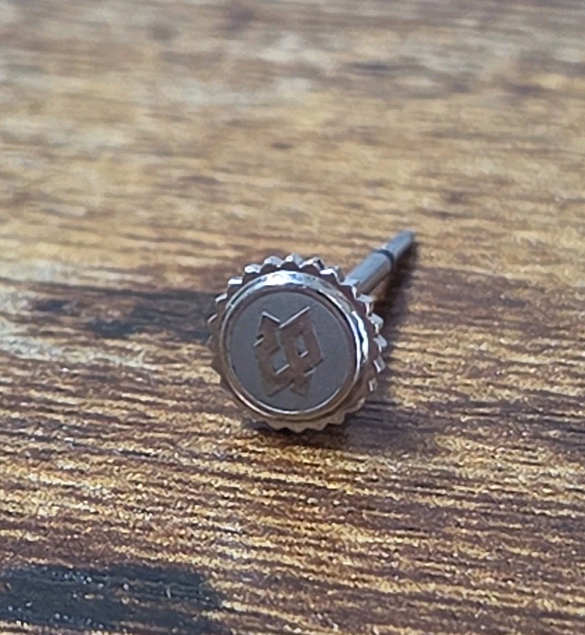 Panerai Radiomir 18K 750 White Gold OEM Crown, Tube / Stem and Gasket Authentic