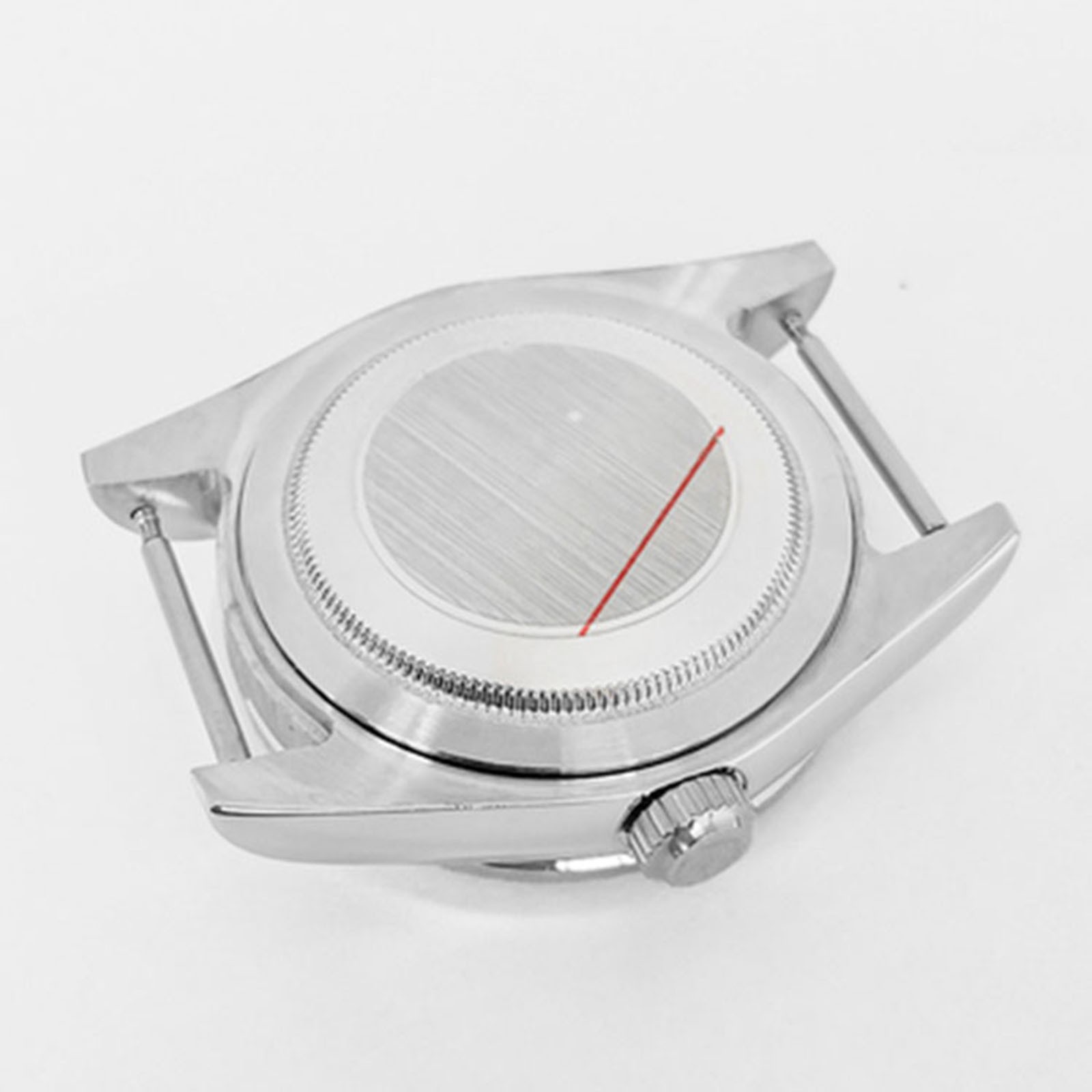 39mm Stainless Steel Watch Case Modified With Watch Part For Nh35/36 Movement