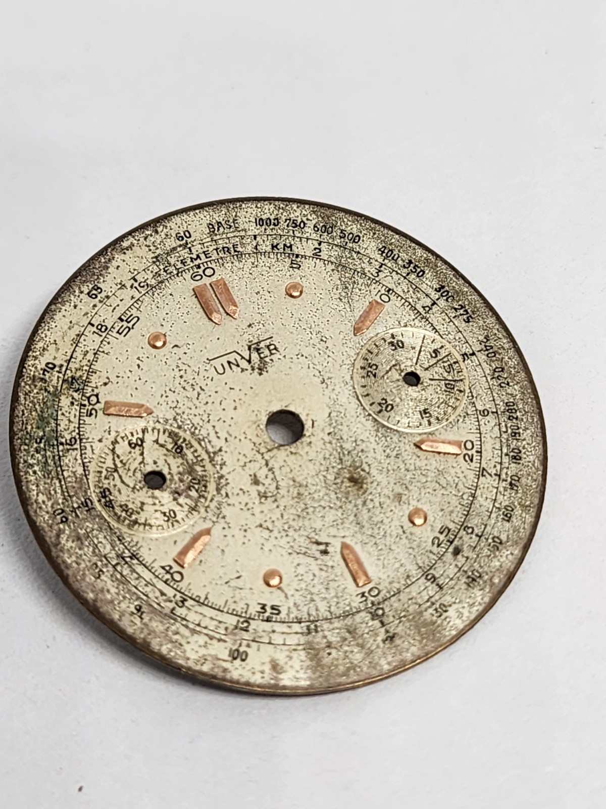 Vintage Unver Chronograph Dial 35.5mm