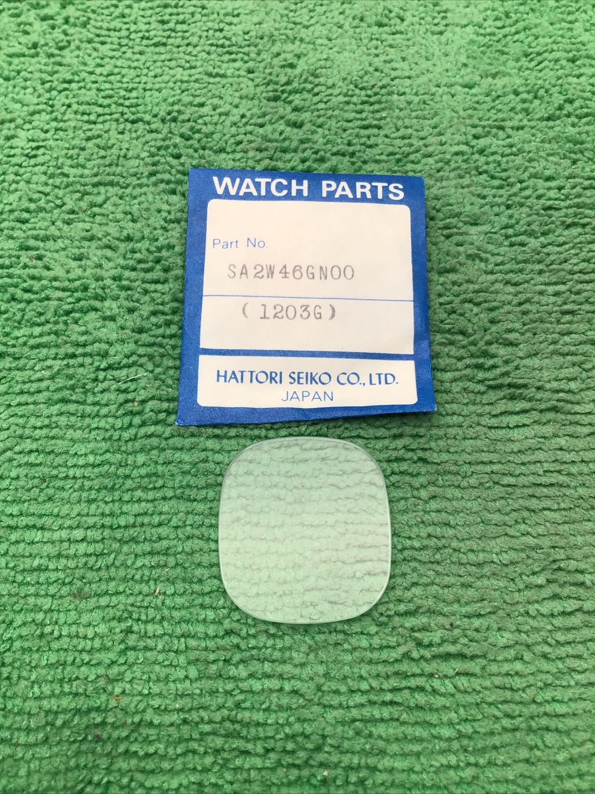 Genuine Seiko Watch Crystal SA2W46GN00 1203G, NOS