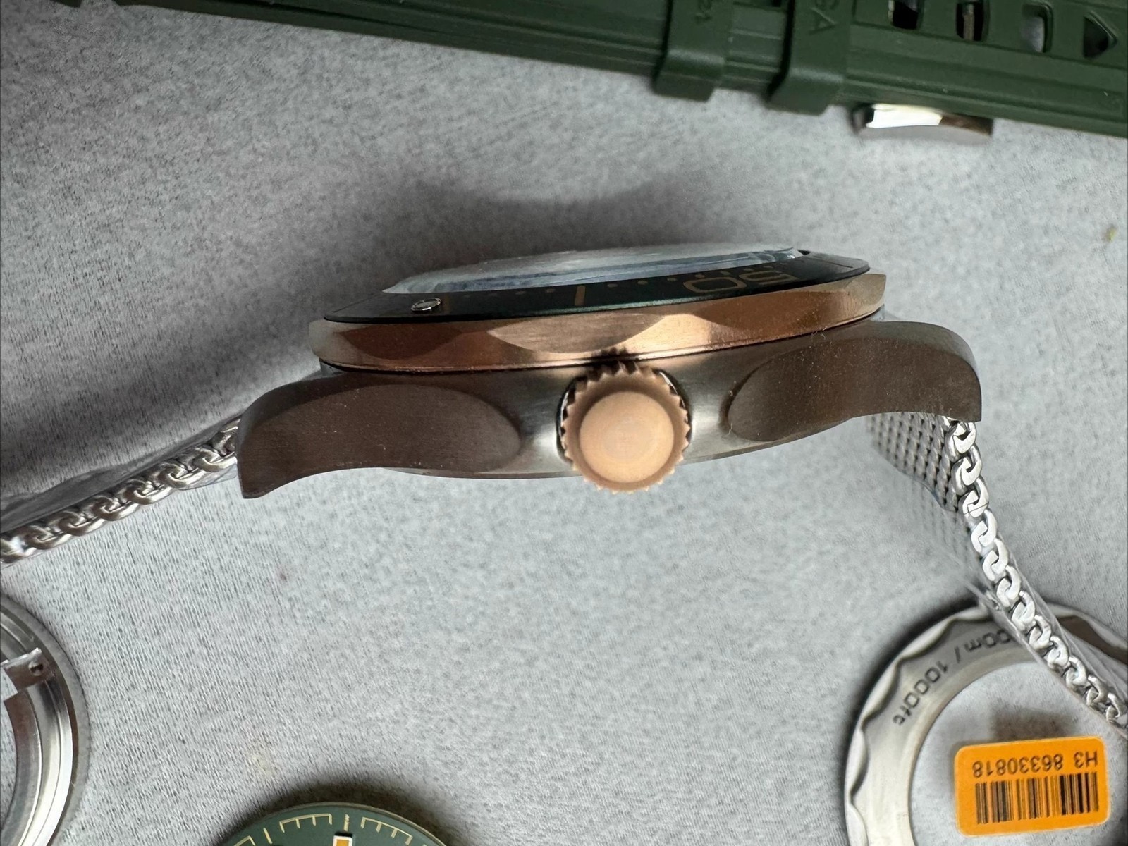 42mm Stainless Steel Watch Case With Band Kit for OMEGA Seamaster Diver 300 2824