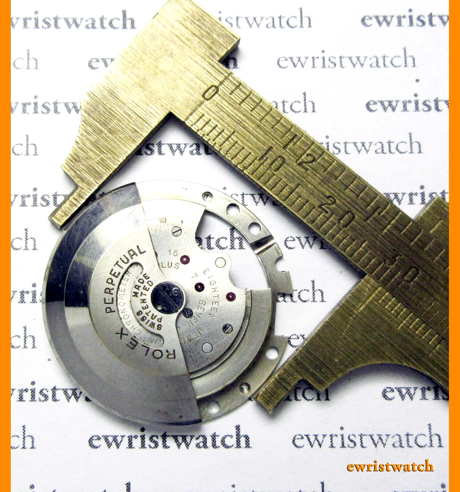 Genuine Rolex Complete Rotor w/Weight 10½L A296 765 775 Big Bubbleback 6098 6200