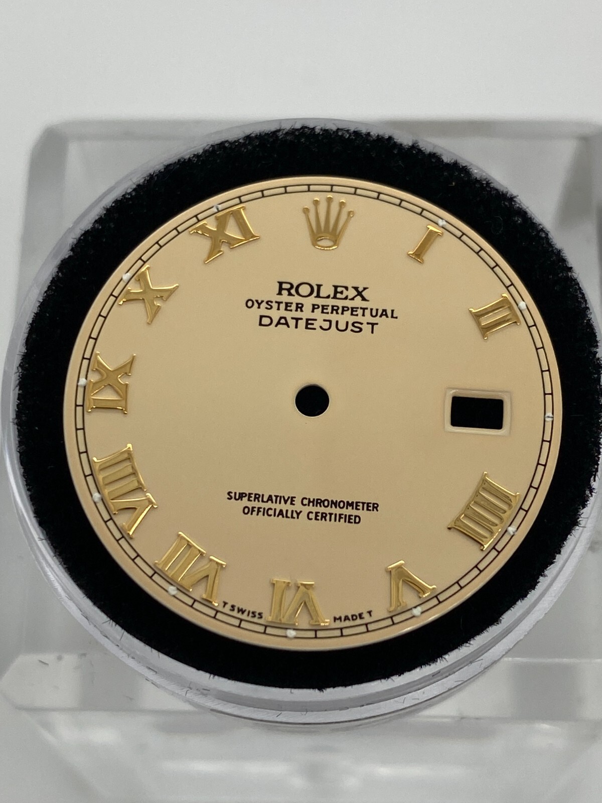 Genuine Rolex Datejust 36mm Dial cream w/Gold Roman 16013 16233 16203 116233