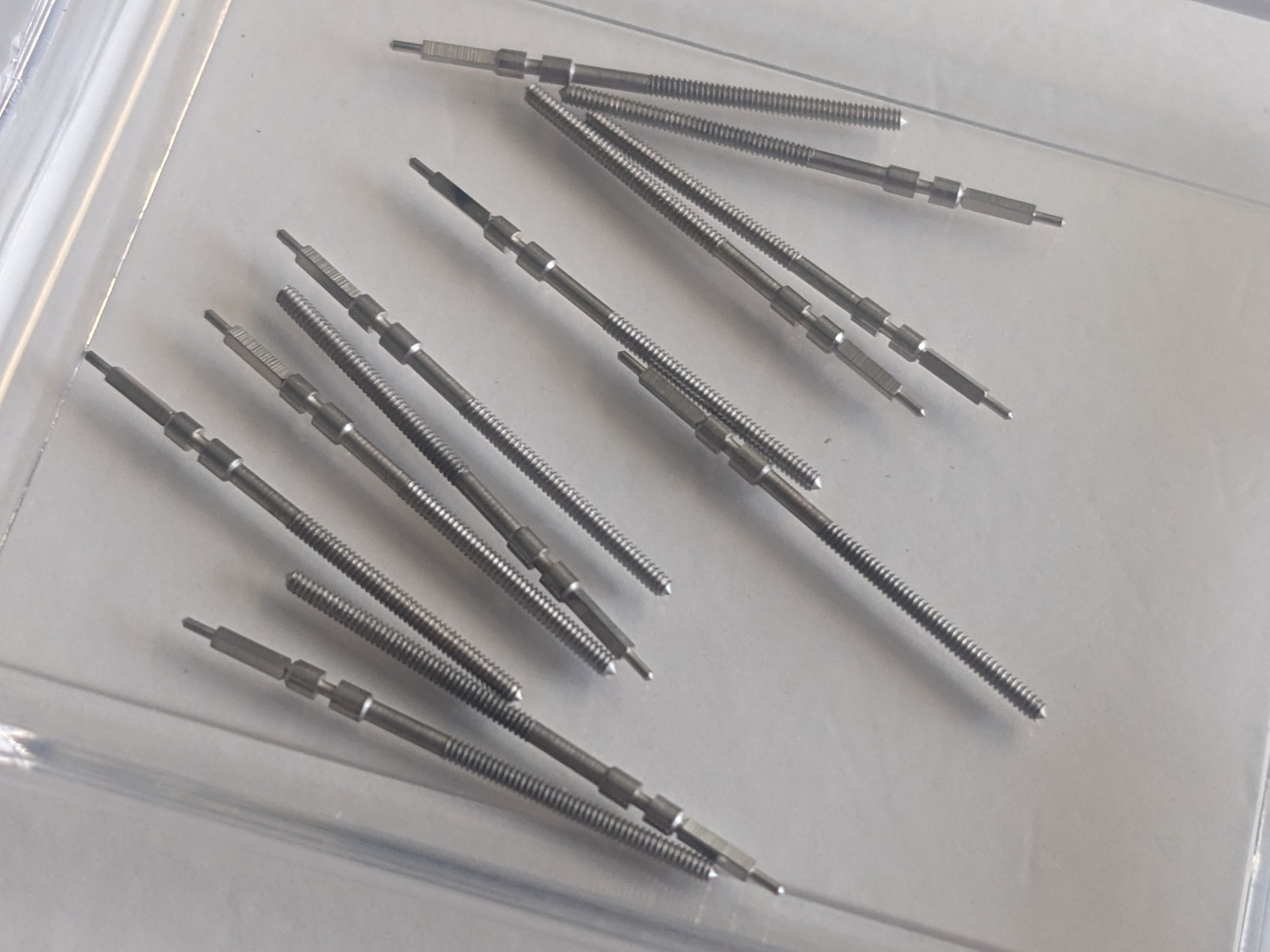 Winding Stem to fit Omega Caliber 330 340 350 Swiss made Lot of 12 pieces