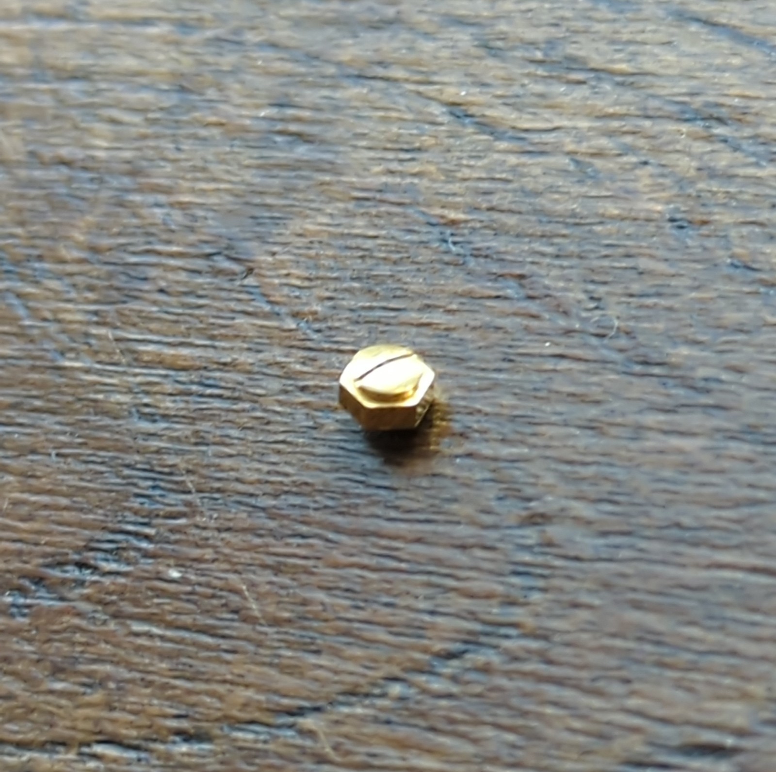 Ebel Original 18k Gold Watch Crown part 3.5mm/3mm 1990s (H110)
