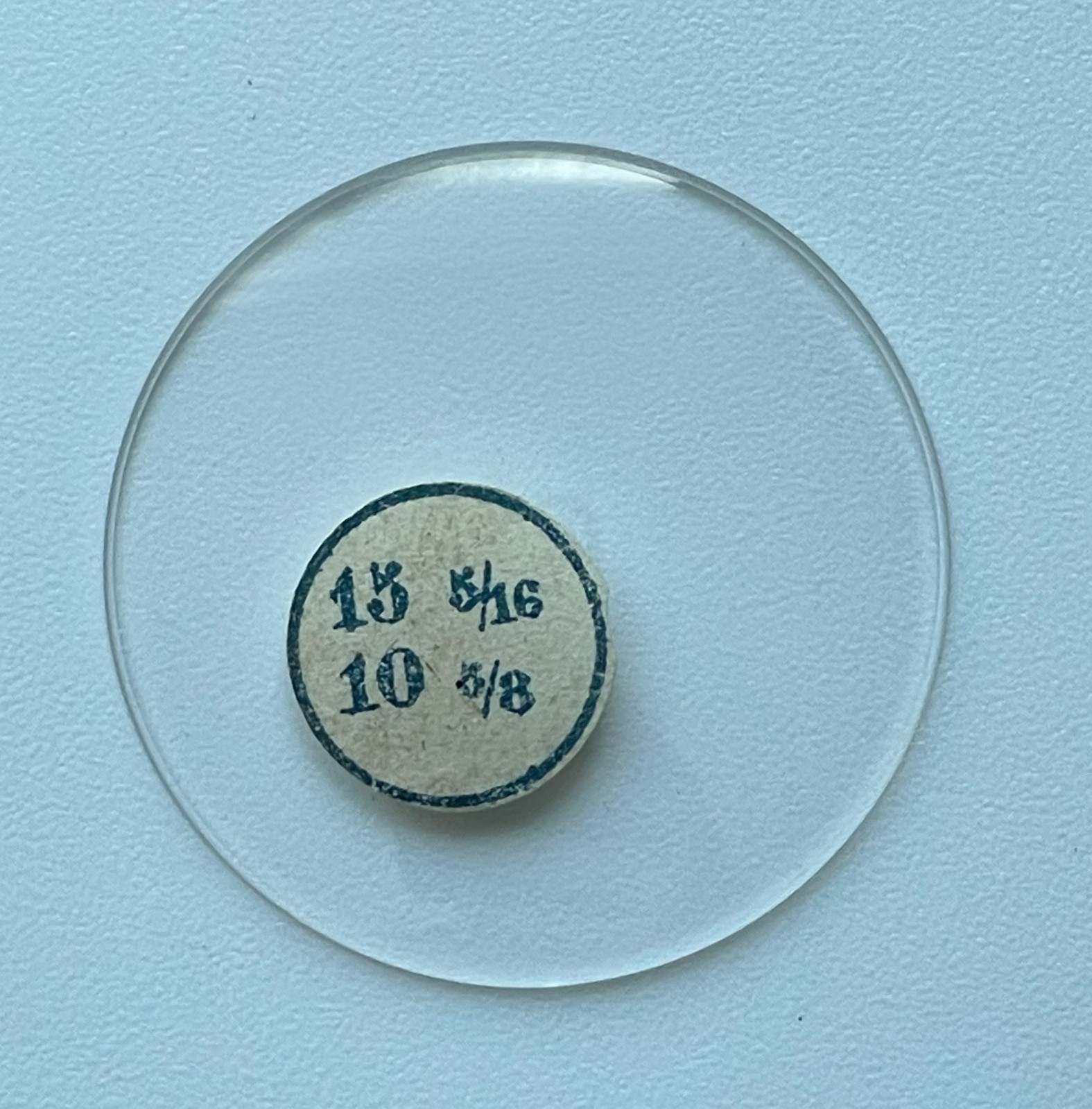 Nos Vintage Watch Crystal Round Domed Acrylic Glass 34.5mm Replacement Parts