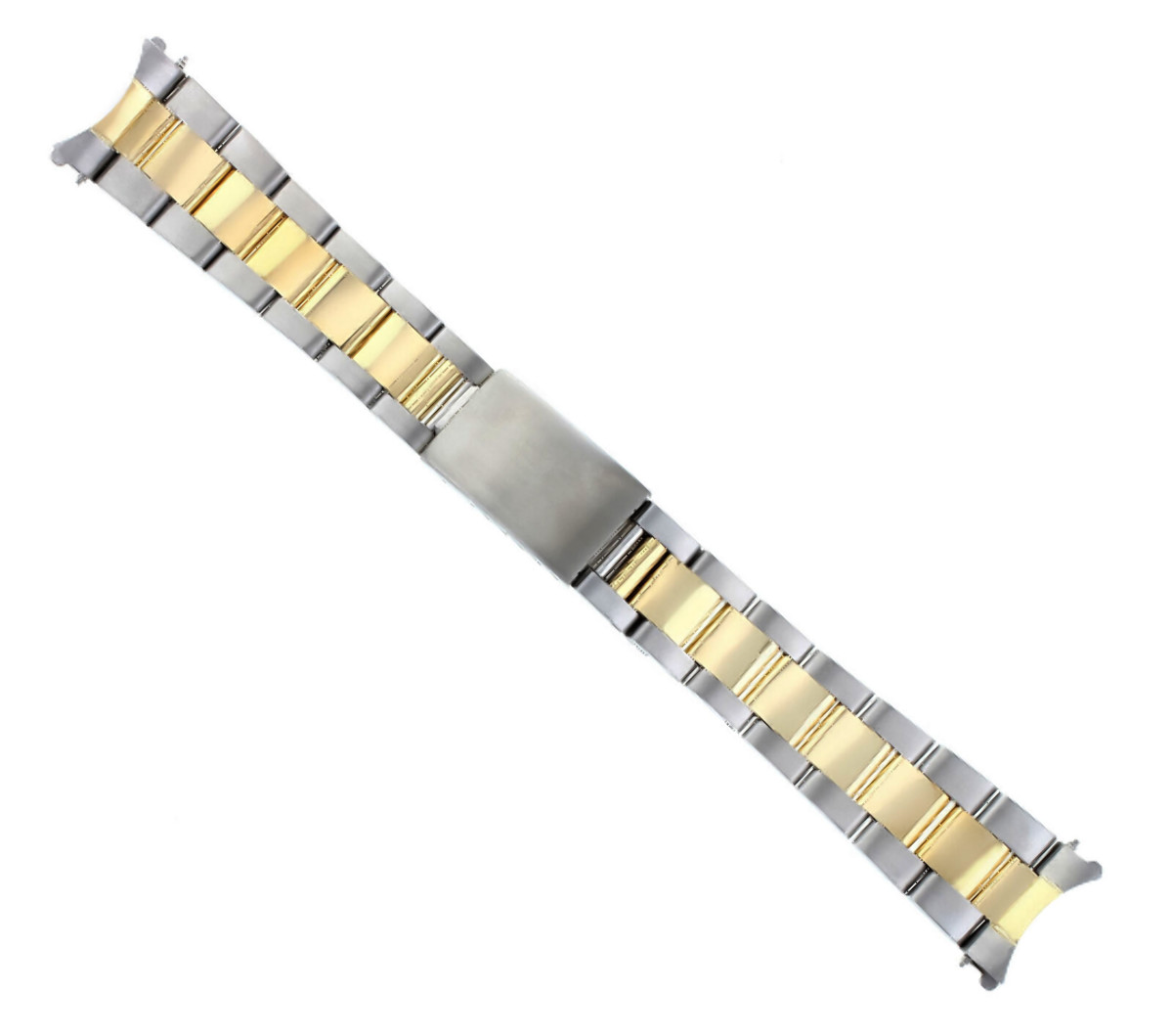 20MM TWO TONE REAL GOLD OYSTER WATCH BAND STRAP FOR ROLEX 16753, 16713, 16613