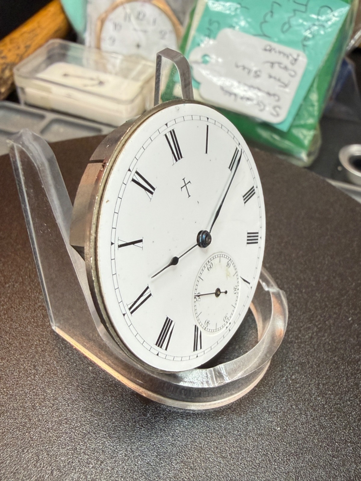 For Parts / Project: Vintage Ingersoll Trenton, Pocket Watch Movement, 1900-1913