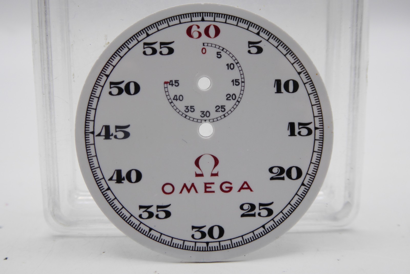 Omega stopwatch vintage dial 43.67mm