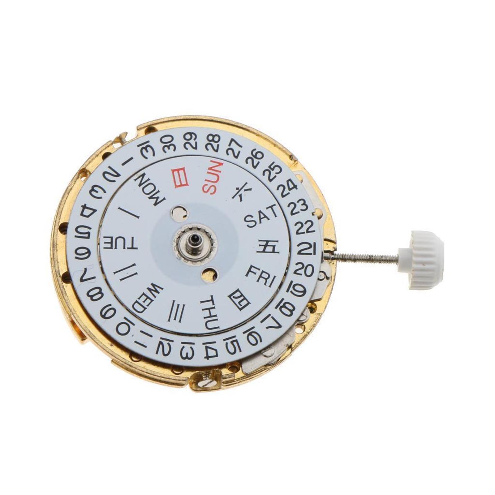 25mm Dual Calendar @ 3 Automatic Mechanical Watch Movement For Miyota 8205 8200