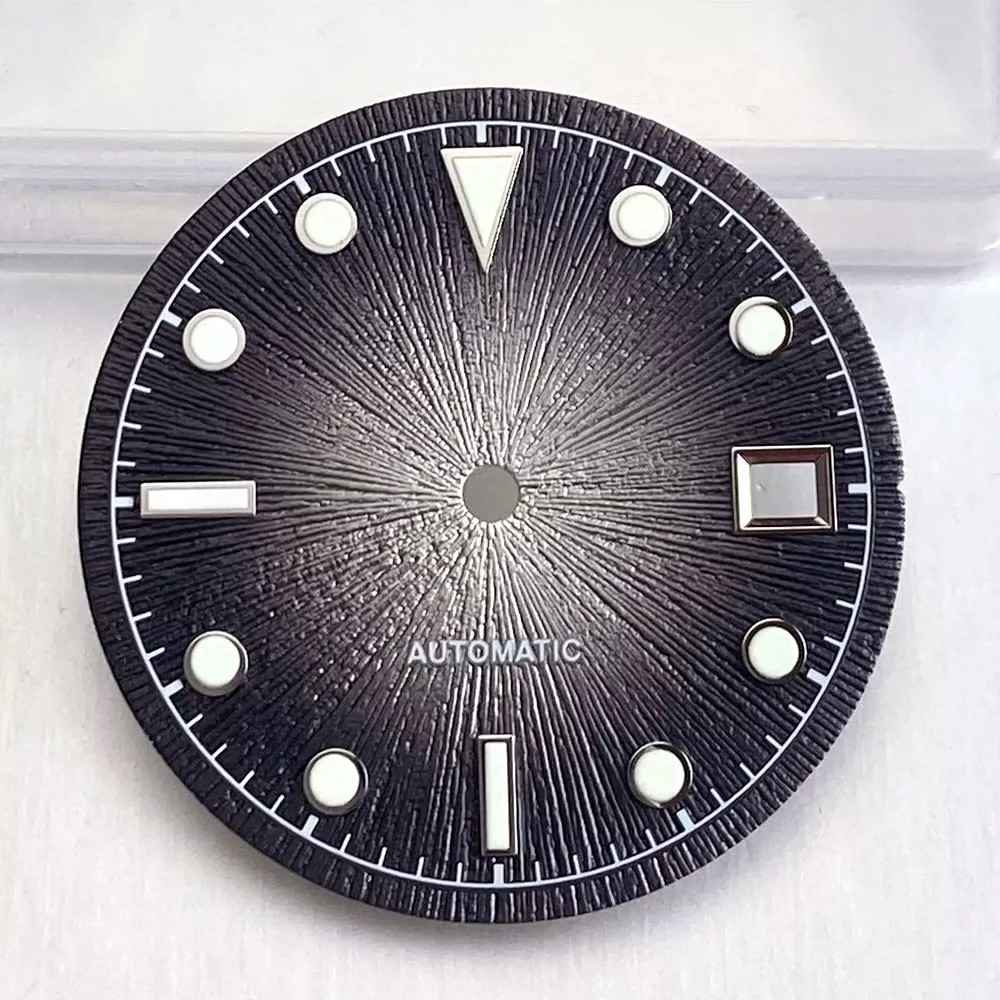 29mm Watch Dial+Hands Green Lume for 2824 PT5000 ST2130 8215 8200 Movement Parts