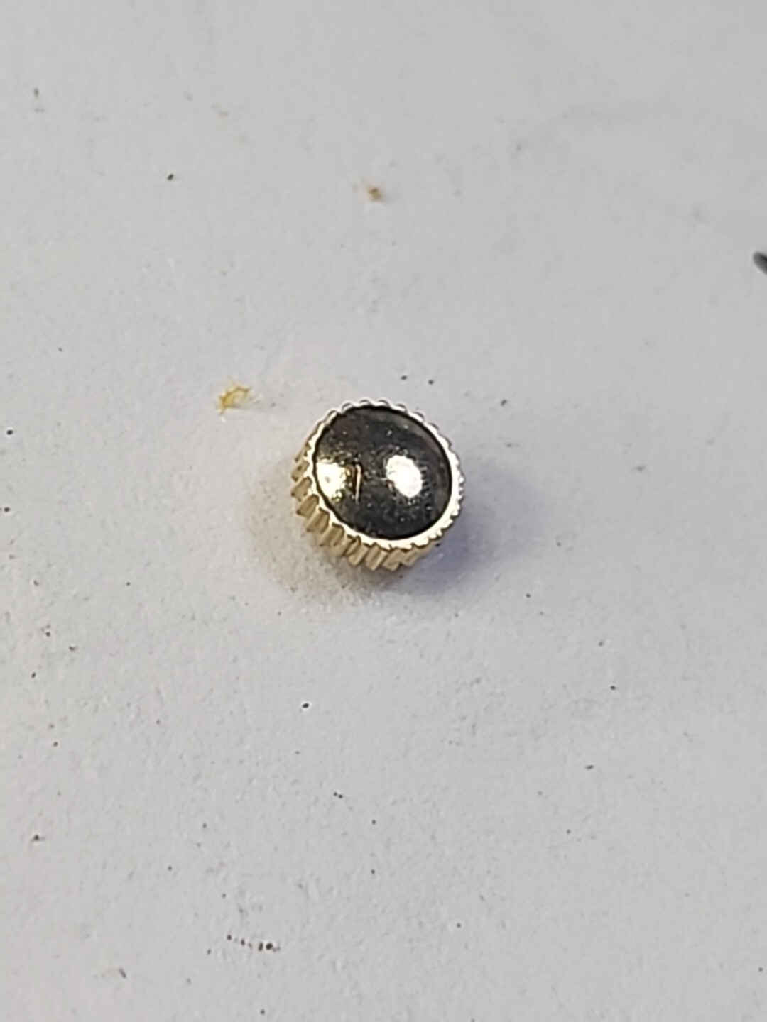 4mm Tap 12 Crown Gold Tone Seiko Citizen Dustproof
