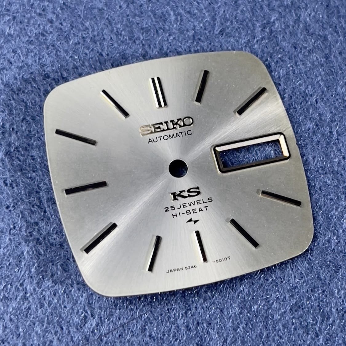 ORIGINAL NEW OLD STOCK DIAL FOR KING SEIKO 5246-5010 KS HI-BEAT GOLD