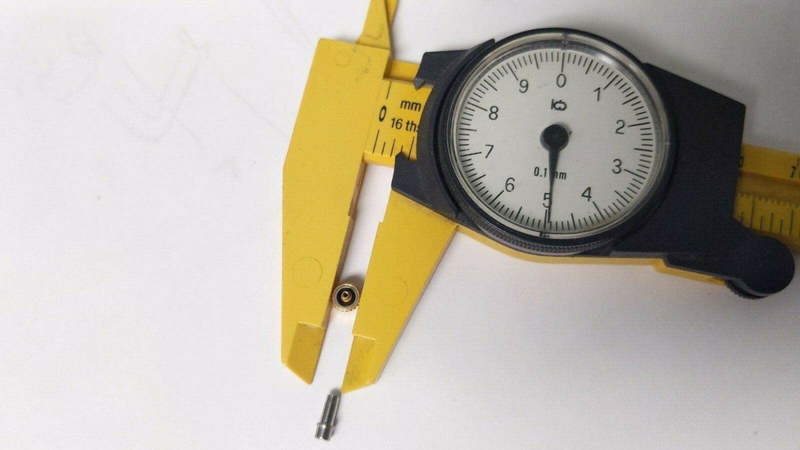 Swiss Made FOR Tag CROWN S/S yellow screwdown type 4.9mm diameter w tube 5126 Y