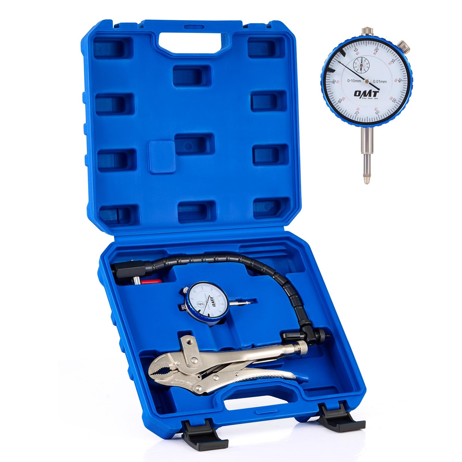 Orion Motor Tech Dial Gauge, for Brake Runout and Ball Joint, Clamping Dial…