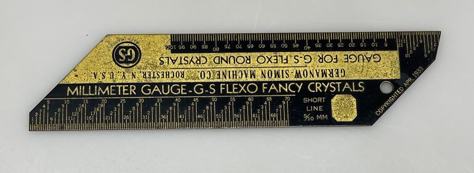 GS Millimeter Guage Flexo Fancy Crystals & Flexo Round Crystals