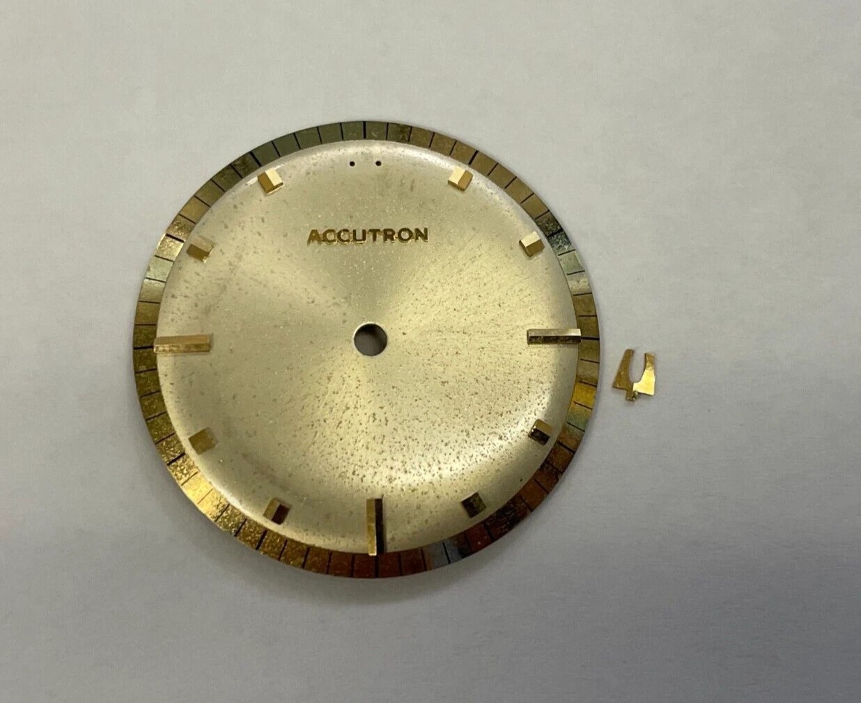 BULOVA ACCUTRON 214 Mens WATCH DIAL 1960s – 1970s 1300