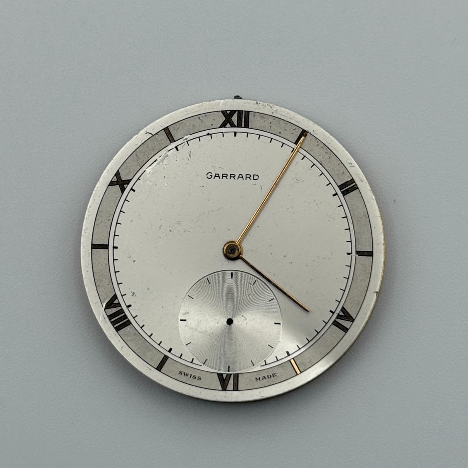 Vertex Revue 65 Pocket Watch Movement – Garrard – Parts / Repair
