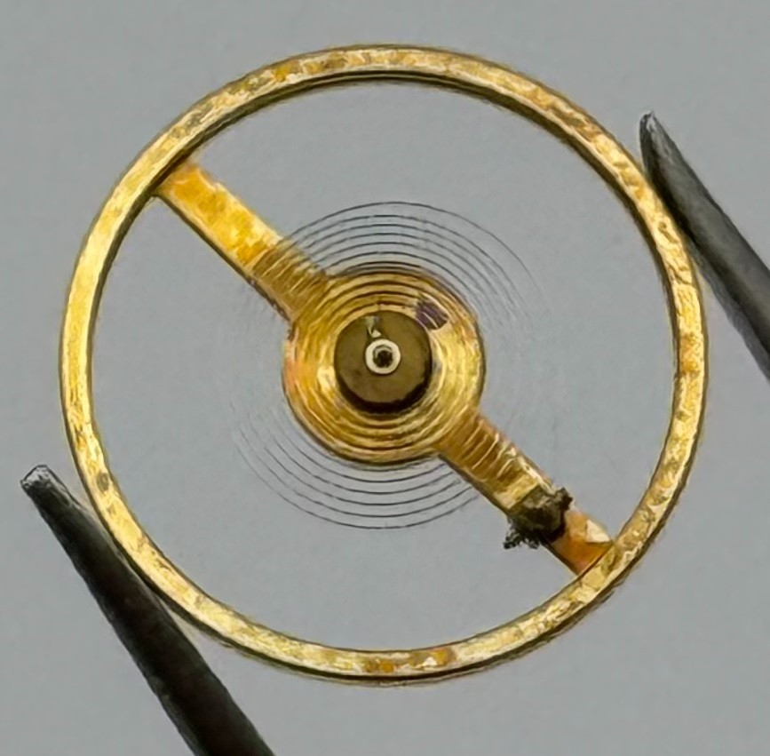 BFG 58 158 Balance Wheel Complete And Spring 1539 M Watch Movement Parts NOS