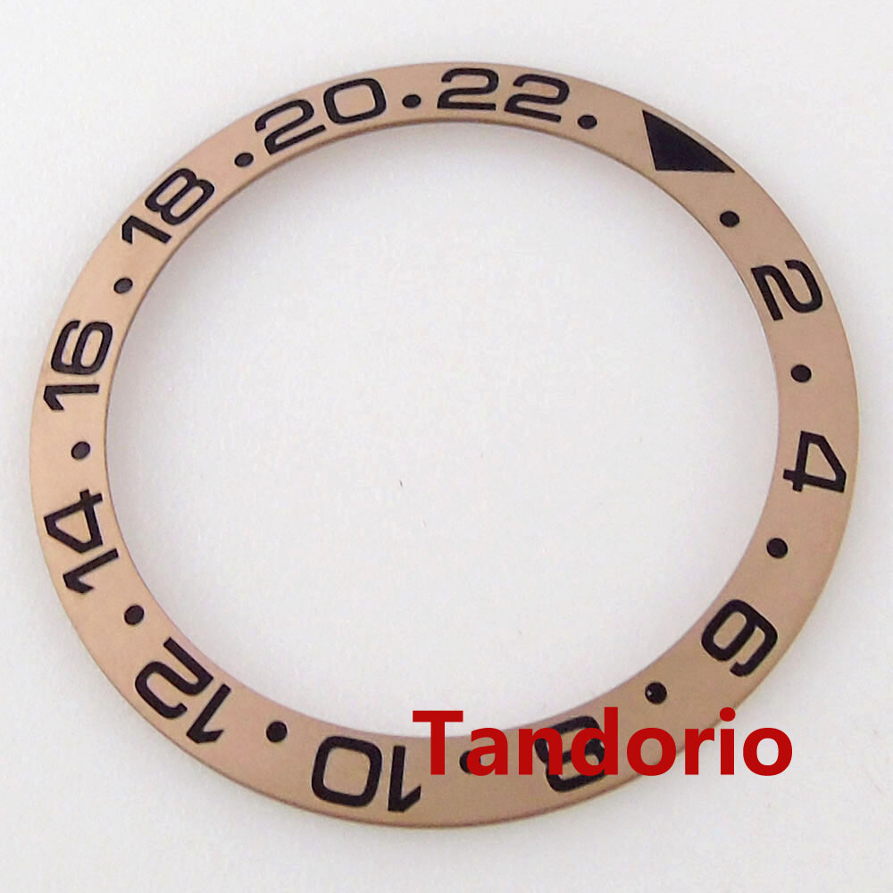 38mm*30.6mm Blue Slope Alloy Watch Bezel Insert Steel Fit SUB GMT Men’s Watch