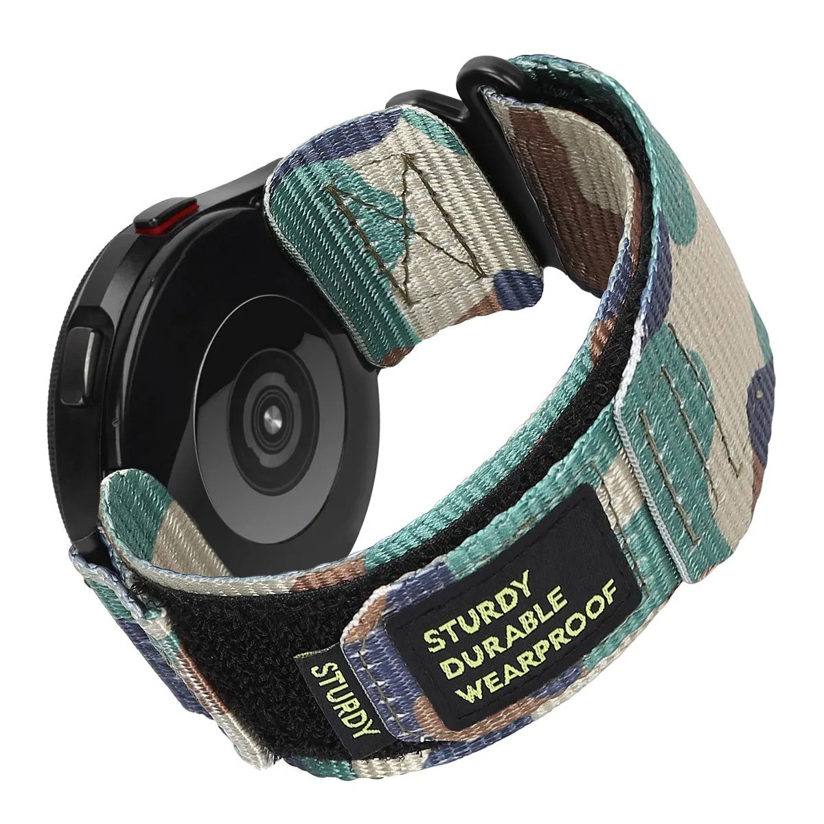 Universal Quick Release Rugged Military Nylon Band Strap 20mm 22mm Smart Watch